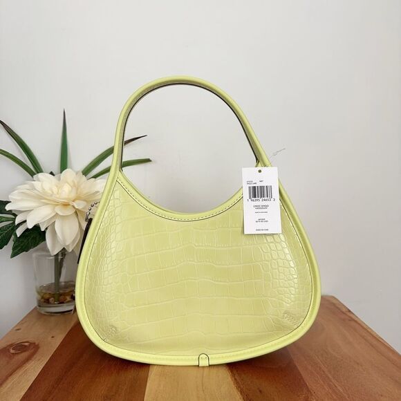 NWT Coach Ergo Bag In Croc Embossed Coachtopia Leather - Picture 4 of 8